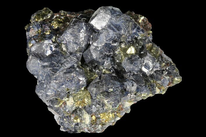 Galena and Pyrite Crystal Association - Peru #173345